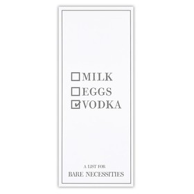 Face to Face L2031 Listpad - Milk Eggs Vodka