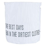 Stephan Baby L2233 Face To Face Canvas Hamper - The Best Days