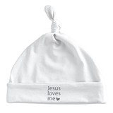 Stephan Baby L2308 Knotted Hat - Jesus Loves Me