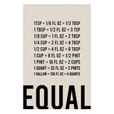 Tablesugar L5774 Tea Towel - Equal