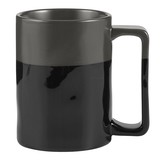 Tablesugar L5787 Organic Mug-Matte Black/Glossy Black