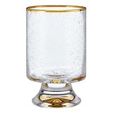 Tablesugar L5797 Gold Rimmed Old Fashioned Glass