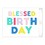 Slant L5887 Wall Decal - Blessed Birthday