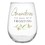 Drinkware L6128 Grandma Frosting Wine Glass