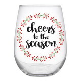 Drinkware L6215 Cheers to the Season Wine Glass