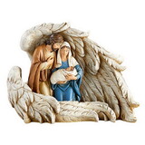 Avalon Gallery L6422 Holy Family in Wings Statue