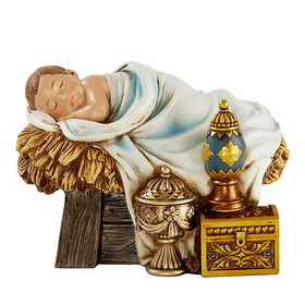 Avalon Gallery L6426 Christ Child In Manger Figurine