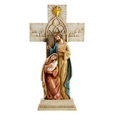 Avalon Gallery L6428 Holy Family Cross Statue