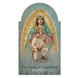 Gerffert L6517 Our Lady of Guadalupe with Juan Diego Arched Plaque