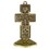 Jeweled Cross L6631 Standing Brass Crucifix