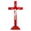 Jeweled Cross L6641 Standing Cherry Crucifix