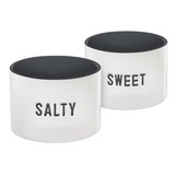 Face to Face L6896 Face To Face Ceramic Bowls - Sweet & Salty - Set of 2