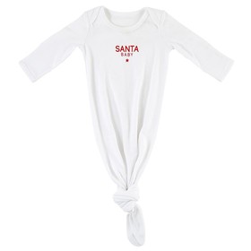 Stephan Baby L7008 Santa Baby Newborn Knotted Gown