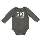 Stephan Baby L7020 Winter Wonderland LS Snapshirt-Ski You Later