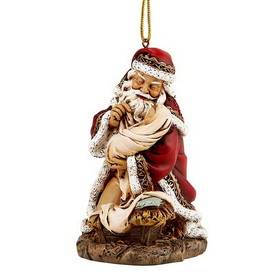 Christmas Treasures MC783 Adoring Santa Ornament