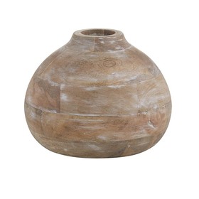 47th & Main Wooden Vase