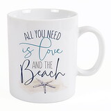P.Graham Dunn MUG0092 Coastal Collection Mugs - All You Need Is Love