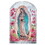 Avalon Gallery N0022 Arched Tile Plaque with Stand - Our Lady Of Guadalupe
