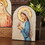 Avalon Gallery N0024 Arched Wood Plaque - Madonna Of The Rose