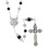 Creed N0052 Intertwining Wedding Rosary - Onyx