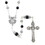 Creed N0052 Intertwining Wedding Rosary - Onyx