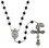 Creed N0150 Heritage Collection First Communion Rosary - Jet