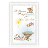 Alfred Mainzer N0201 Greeting Card - Baptism Prayer for a Dear Daughter