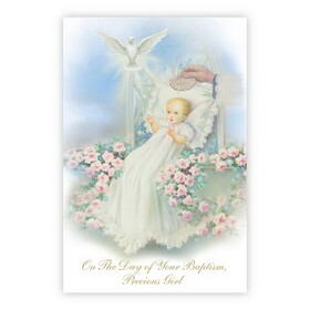 Alfred Mainzer N0204 Greeting Card - On Your Baptism, Precious Girl