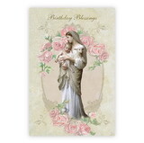Alfred Mainzer N0206 Greeting Card - Birthday Blessings