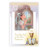 Alfred Mainzer N0221 Greeting Card - Dear Girl on Her First Communion