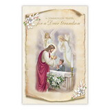Alfred Mainzer N0230 Greeting Card - Communion Prayer for Grandson