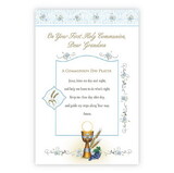 Alfred Mainzer N0232 Greeting Card - On Your First Communion, Dear Grandson