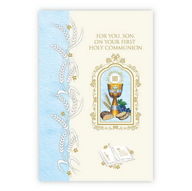 Alfred Mainzer N0242 Greeting Card - For Son on First Communion