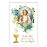 Alfred Mainzer N0244 Greeting Card - On Your First Communion, Granddaughter