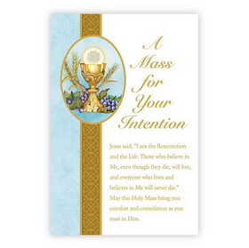 Alfred Mainzer N0259 Mass Card - For Your Intention