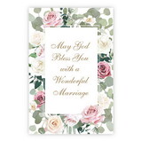 Alfred Mainzer N0271 Wedding Card - May God Bless You With a Wonderful Marriage