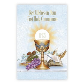 Alfred Mainzer N0291 Best Wishes On Your First Holy Communion