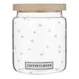 Sippin' Pretty N0432 Glass Canister - Coffee Lover