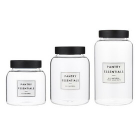 Sippin' Pretty N0473 Pantry Essentials Canister Set - 3pcs