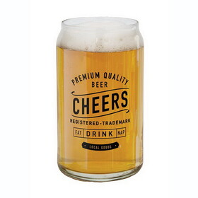 Sips N0497 Beer Can Glass - Cheers