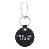 Lili + Delilah N0535 Round Leather Keychain - Pickleball Legend