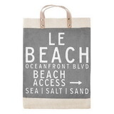 Hold Everything N0577 Grey Market Tote - Le Beach