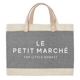 Hold Everything N0579 Mini Grey Market Tote - Le Petite