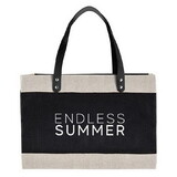 Hold Everything N0585 LG Blk Market Tote-Summer