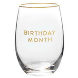 Sips N0635 Wine Glass - Birthday Month