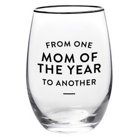 Sips N0638 Wine Glass - Mom of the Year