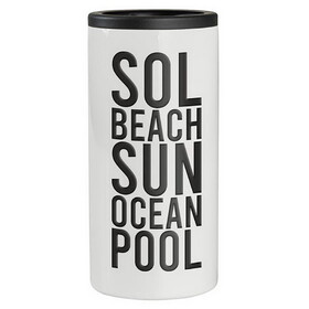 Sips N0642 Skinny Can Cooler - Sol Beach Sun