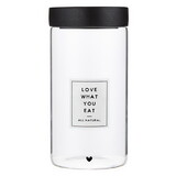 Sippin' Pretty N0664 Pantry Canister - Love What You Eat - 44oz