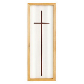 Gifts of Faith N0670 Framed Cross - Cream