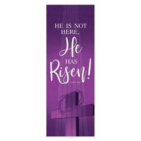 Christian Brands N0778 He is Not Here X-Stand Banner